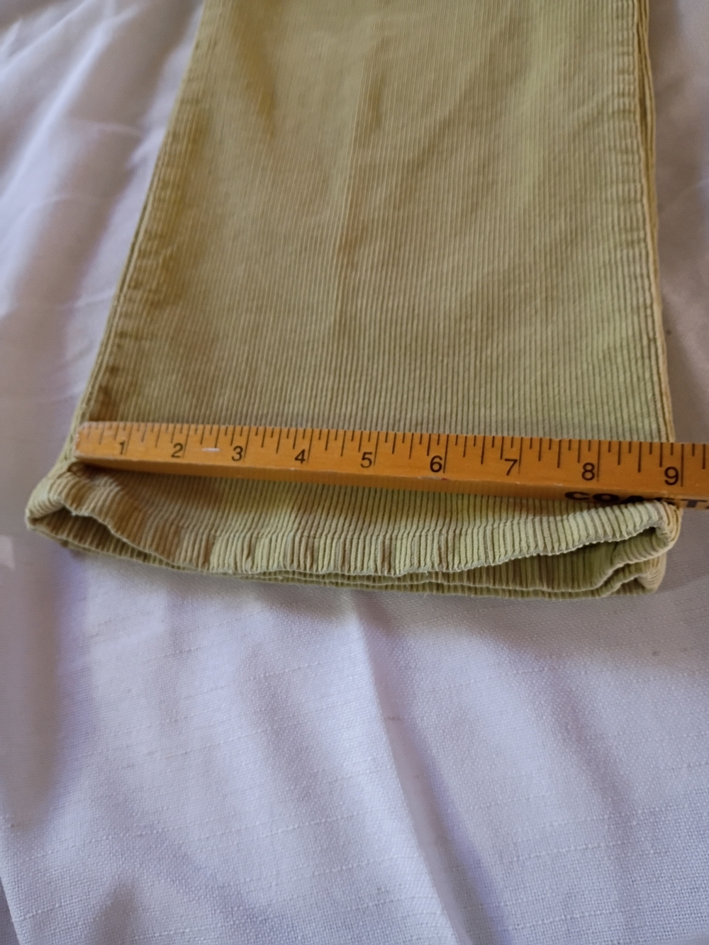 Chadwicks Women's Corduroy Pants in Powder Green Size 12Petite - Picture 6 of 7
